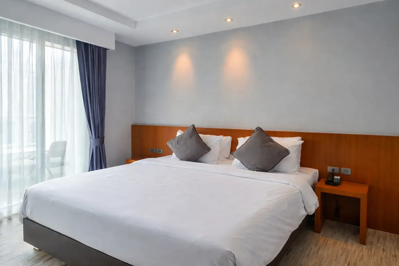 Номер с двуспальной кроватью в Andaman Beach Resort